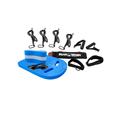 Swim Tether Ultimate Fitness Accessory Bundle — complete aquatic workout kit