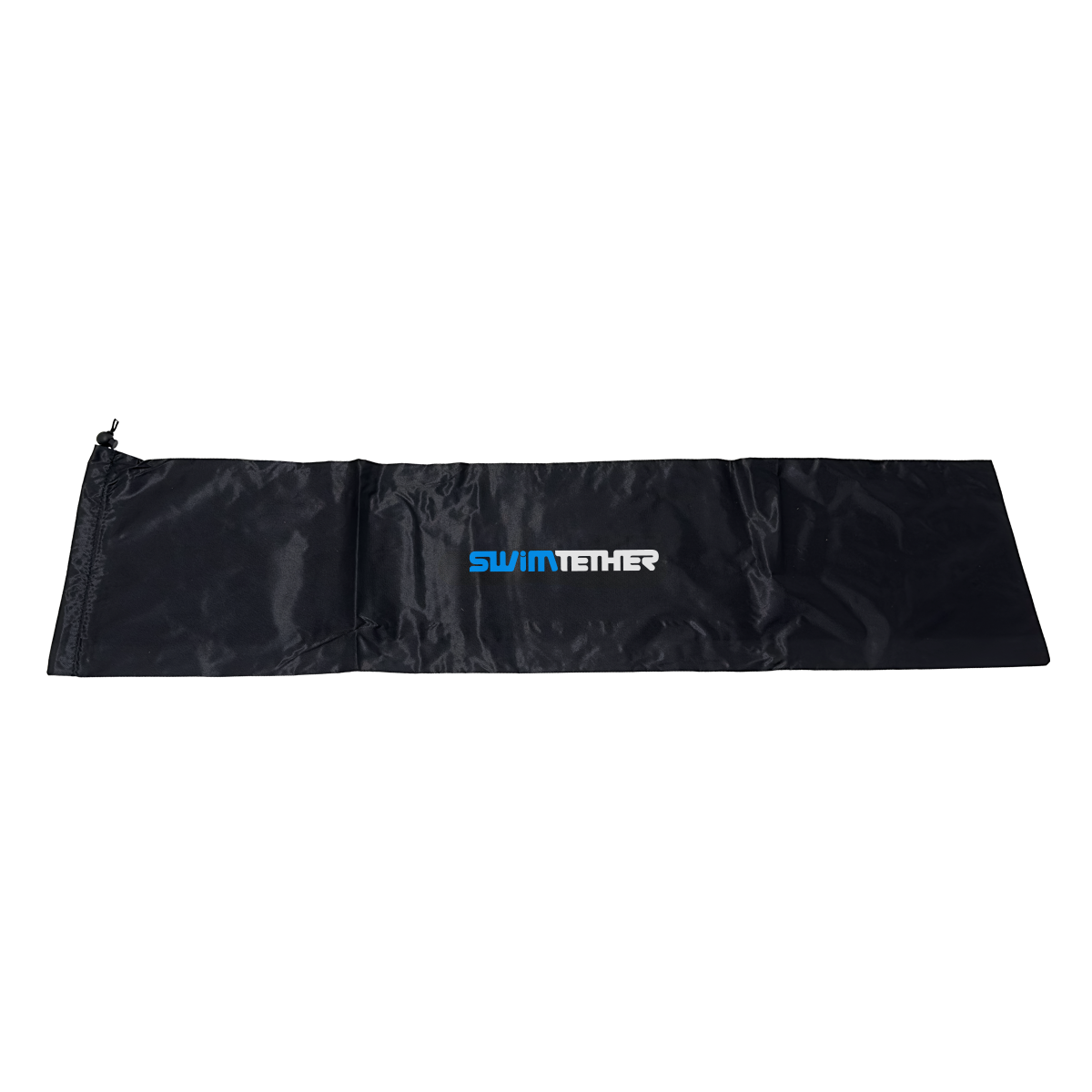 Swim Tether branded drawstring carry bag